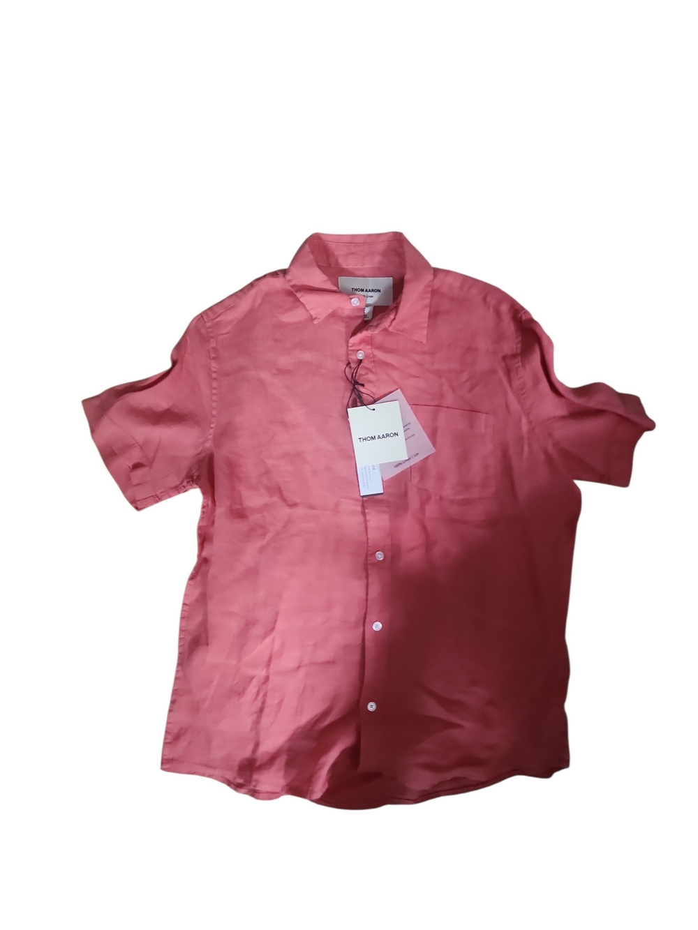 Thom Aaron Short-Sleeve Button-Down Shirt - M NWT